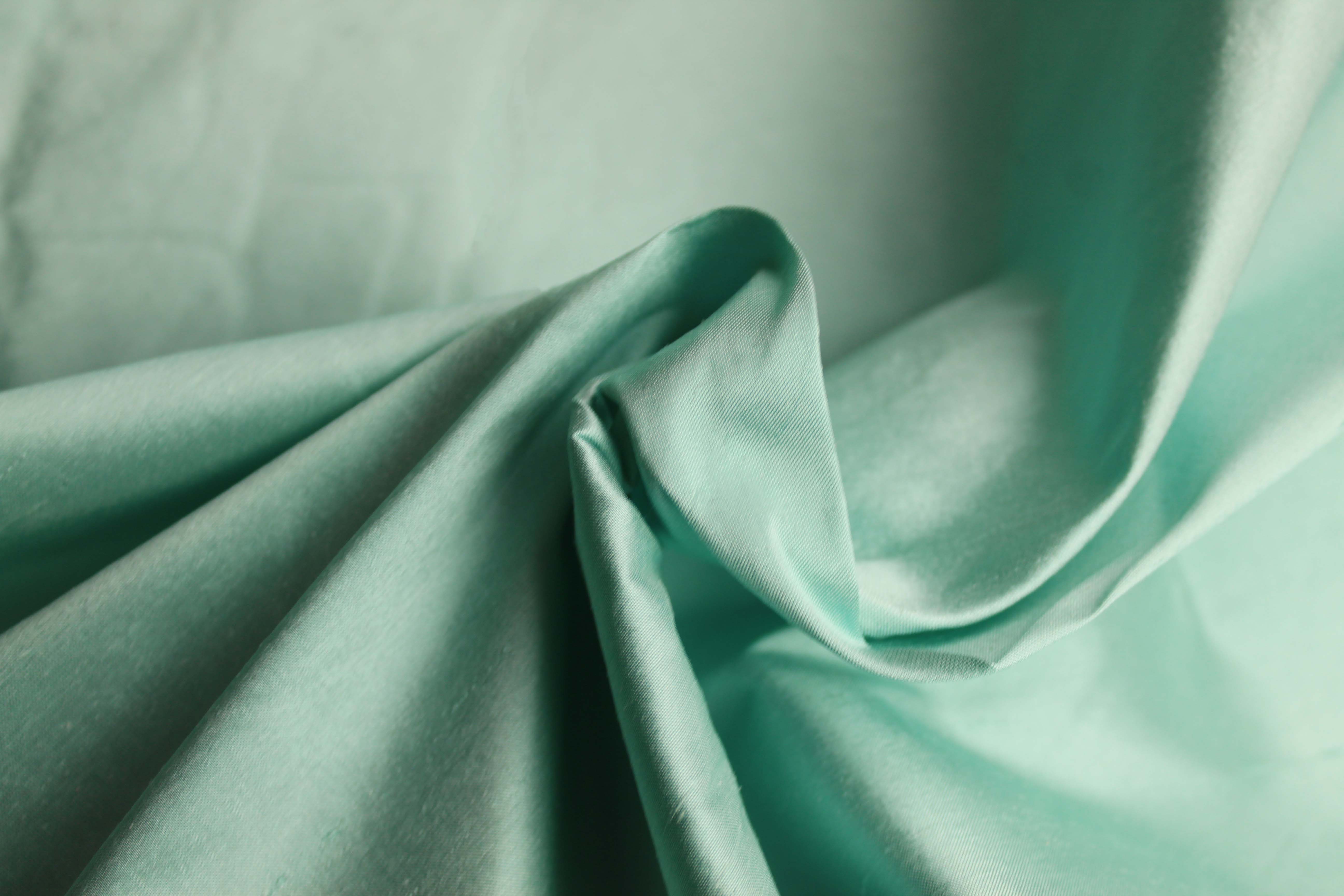 SILK DUPION 150cm - AQUA